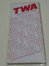 TWA Timetable  January 31, 1989 = picture