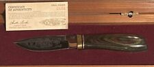 BUCK LIMITED EDITION HARLEY DAVIDSON V-TWIN SHOVELHEAD FIXED BLADE KNIFE #2688 picture