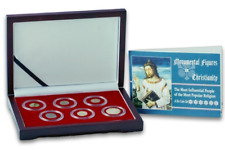 6 Monumental Figures in Christianity - 6 Coin Box Set Porcius Festus St Helena picture