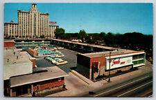 Vintage Postcard IL Chicago Sands Motel 50s Cars Aerial View c1962 Chrome ~7071 picture