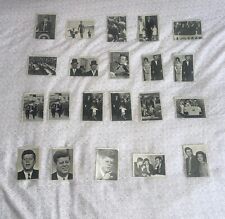 1964 John F. Kennedy  Topps Trading Card Bundle Of 21 56 Missing. Original Case picture