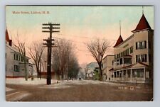 Lisbon NH-New Hampshire, Main Street, Antique, Vintage Postcard picture