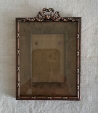 Photo Frame Picture Holder In Chiseled Brass Louis XVI Style French 20th century picture