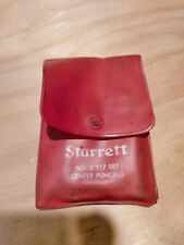 Complete Set Starrett No. S 117 Set of Center Punches 1/16 to 5/32  Great Shape picture