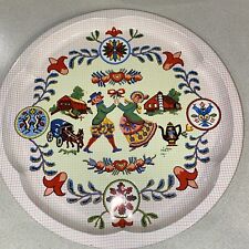 Vintage Daher decorated ware metal tray, Amazing Color, picture