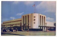 Hollywood Los Angeles California c1940's NBC Radio City Studios, vintage car picture