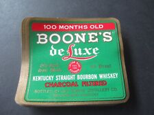 Wholesale Lot of 100 Old 1940's - BOONE'S de Luxe - Whiskey LABELS - KY. - Large picture