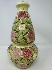 Antique Emil Fischer Budapest Hungary Reticulated Vase 11
