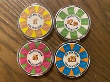 Lot of 4 Chips from Hard Rock London - 1, 2.50, 5, 25 - Lot 1 picture