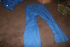 NOS 1953 Korean war all cotton blue pajama convalescent pants sz 38x31 M L  picture