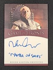 Roger Ashton-Griffiths 2019 HBO Rittenhouse AUTO GAME OF THRONES MACE TYRELL  picture