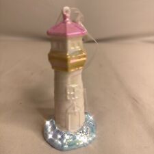 Bronner's Lighthouse Ornament Authentic Original Box Glitter Sparkle Beach Ocean picture