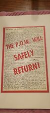 WW 2 Propaganda Leaflet 2 Sided Both Different From Germans  picture