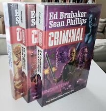 Criminal Vol. 1, 2, 3 Complete Deluxe Hardcover SET 1-3 Ed Brubaker NEW SEALED picture
