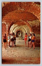 Women At Fort Morgan in Baldwin County Alabama Vintage Postcard 0814 picture