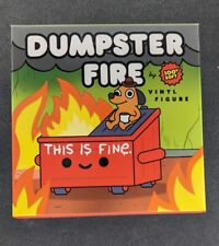100% Soft -  Little Dumpster Fire - This is Fine Dog Vinyl Figure picture