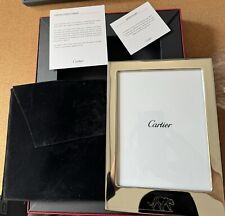 Authentic Cartier Photo Frame Silver Wooden Panthere Gift From Cartier picture