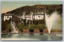 The Colorado Hotel and Swimming Pool. Glenwood Springs Vintage Postcard picture