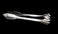 Vintage SFAM  French Silverplate Sugar/Ice Tongs with Griffin Paws - 6 1/2
