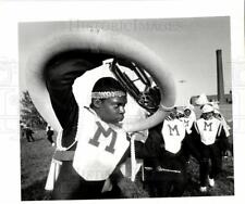 1985 Press Photo Mackenzie High School marching band - dfpb78835 picture