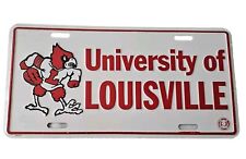 Vintage University of Louisville Kentucky Cardinals License Plate Logo Licensed picture