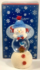 Christmas Snowman Snow Days Waterdome With Box Vintage Holiday  picture