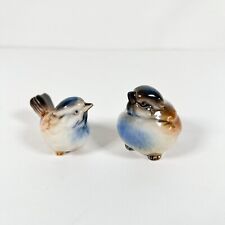 Vintage Porcelain English Sparrows Pair of Bird Figurines picture