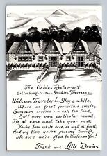 Gatlinburg TN-Tennessee, The Gables Restaurant, Advertising Vintage Postcard picture