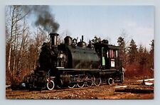 MacMillan Bloedel's 2-8-2T Locomotive # 1055 Vancouver Island Canada Postcard picture