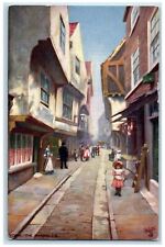 c1910 Residence The Shambles York England Unposted Oilette Tuck Art Postcard picture