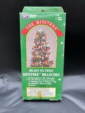 Vintage Westrim Mini Christmas Beaded Tree Branches Ready To Twist Green picture