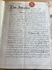 1914 Indenture b/w Noakes & Co & Jean Deville of London picture