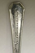 Walt Whitman Hotel Fork Vintage Collectible picture