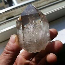 144.3g Rare Natural Phantom quartz crystal single point tower healing D574 picture