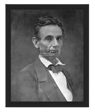 PRESIDENT ABRAHAM LINCOLN YOUNG BEARDLESS REPUBLICAN CANDIDATE 8X10 FRAMED PHOTO picture
