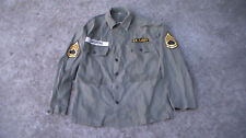 Old Relic US WW2 to Vietnam War era M-1943 H.B.T Fatigue Shirt size 36R (USED) picture