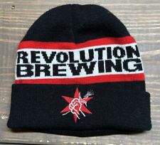 Revolution Brewing Logo Winter Beanie Chicago Beer Craft Brewery Knit Cap OSFM picture