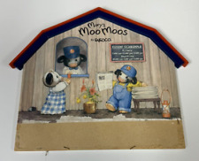 Enesco-Mary's Moo Moos - Train Station Display  *Back Board Only* -671134 picture