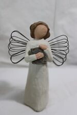 Willow Tree ANGEL OF LEARNING, Angel Holding A Book Figurine, 2000 picture