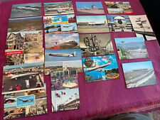 60s-80s era world airports cont/l  & reg.postcards lot of 20 -Bermuda & europe picture