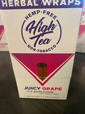 High Tea All Natural Herbal Smoking Wraps - Juicy Grape - Made from Tea Leaves picture
