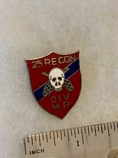Authentic US Army 25th Recon Division Military Police MP  DI DUI Crest Insignia picture