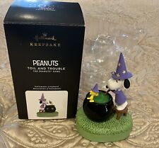 2020 Hallmark Snoopy & The Peanuts Gang Toil & Trouble Halloween Ornament picture