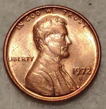 VERY RARE - 1972 D ERROR CENT ( P is MISSING IN PLURIBUS )Ungraded Circulated picture
