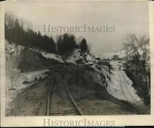 1938 Press Photo Vermont Railroads After Flooding picture