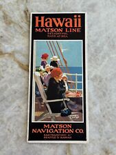 1924 Hawaiian Matson Line Brochure w/ 32 Photos of Ship Interiors & Onboard Life picture