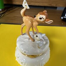 LENOX Disney A SURPRISE FOR BAMBI Thumper butterfly sculpture NEW n BOX with COA picture