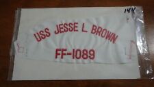 US NAVY USS JESSE L. BROWN FF-1089   SALESMAN COPY PATCH BX SP 144 picture
