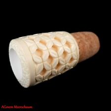 AGovem Handcarved Meerschaum Coloring Bowl Smoking pipe Bowl AGM-1557 picture