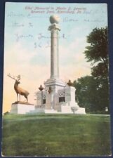 Elks' Memorial, Reservoir Park, Harrisburg, PA Postcard 1907 picture